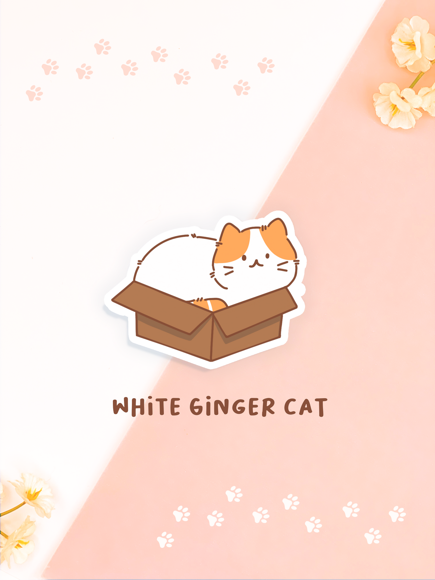 Cat in Boxes Stickers