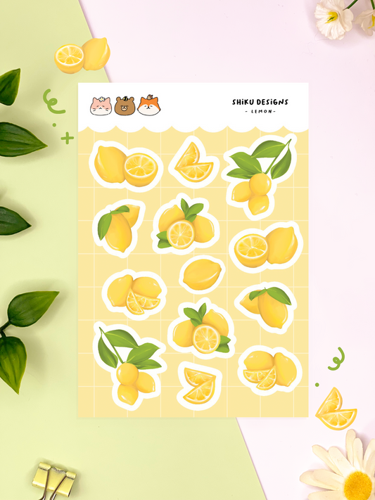 Lemon Sticker Sheet